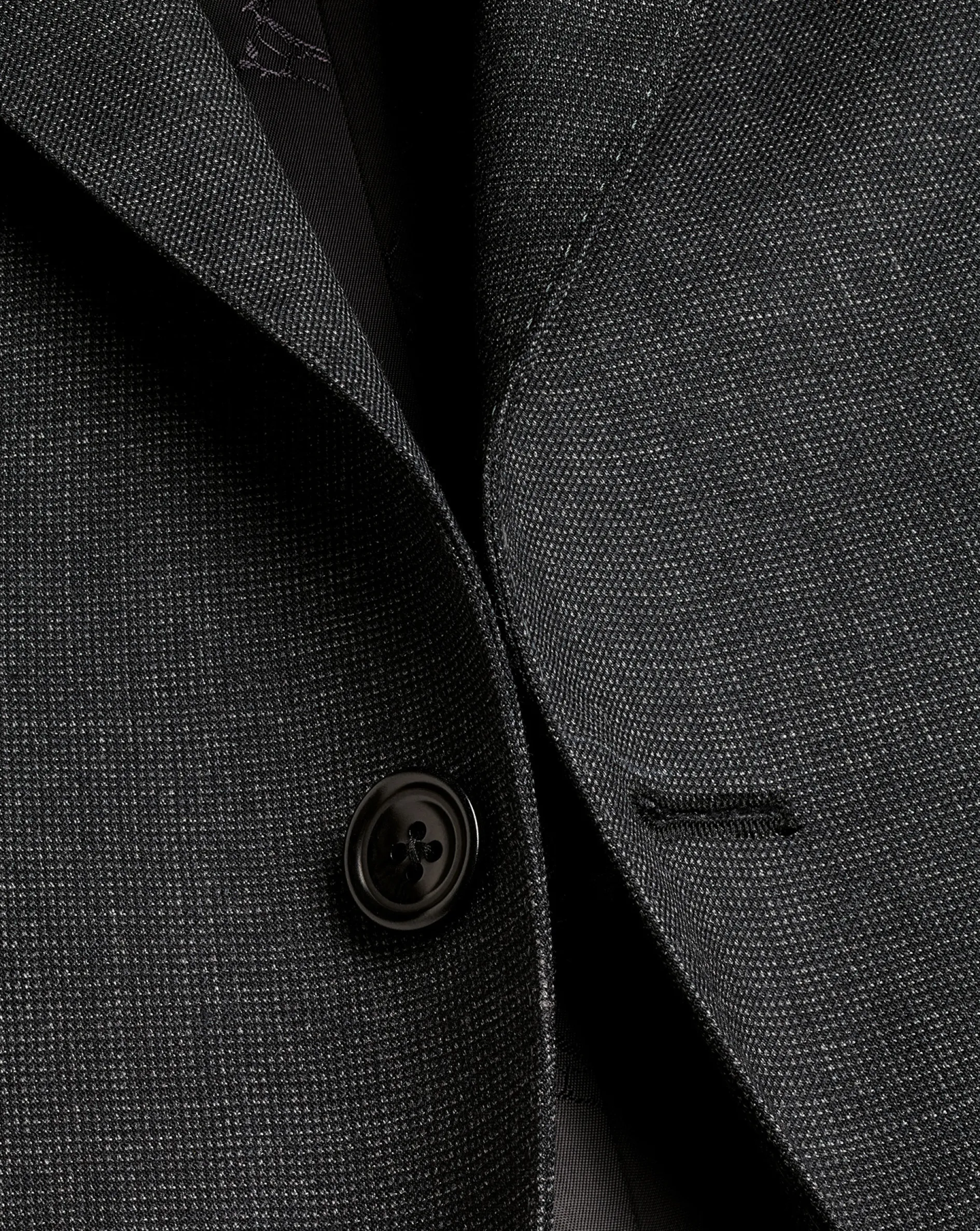 Clearance Charles Tyrwhitt End-on-End Ultimate Performance Suit Jacket - Charcoal Gray Charcoal Grey
