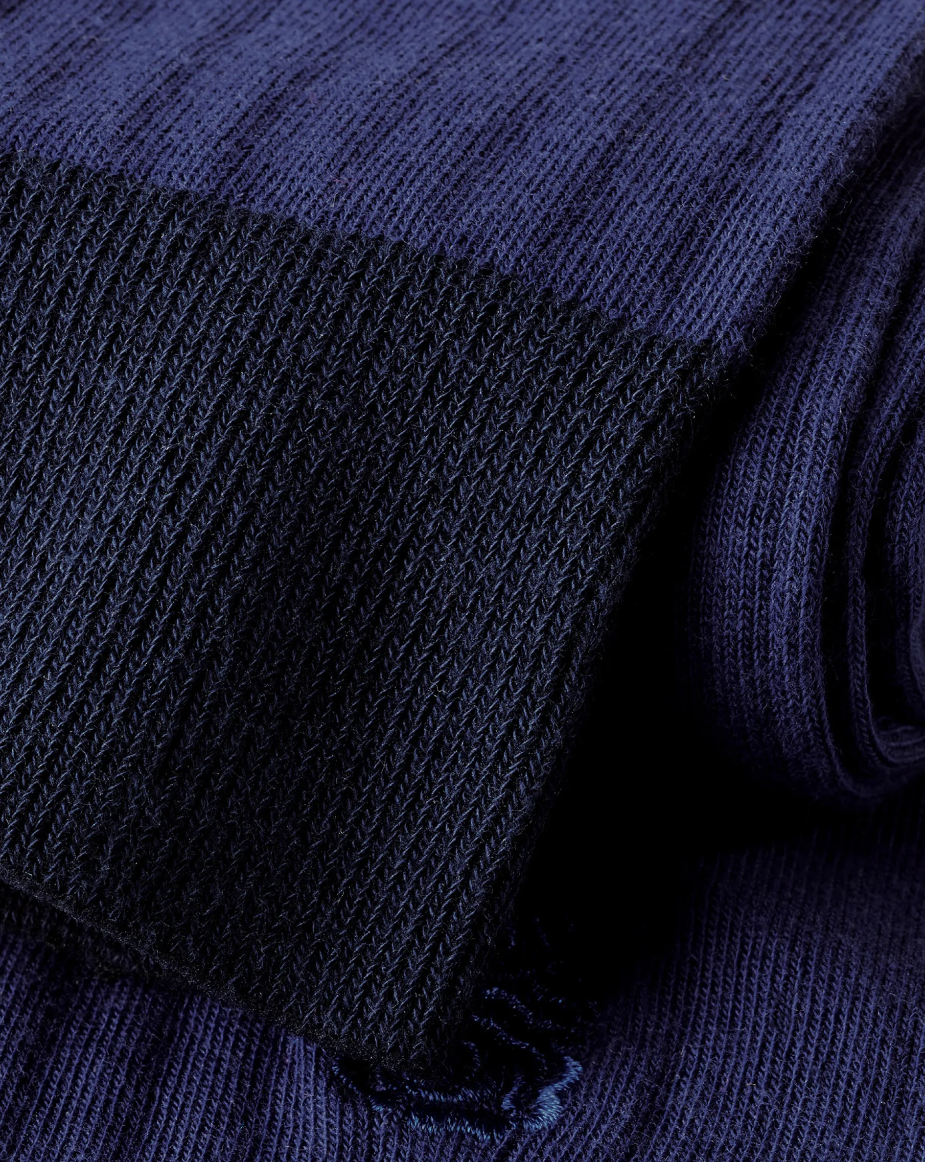 Online Charles Tyrwhitt England Rugby Cotton Rib Socks - French Blue Navy