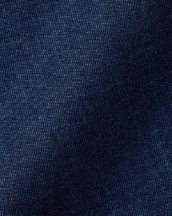 Fashion Charles Tyrwhitt England Rugby Denim Shirt - Denim Blue