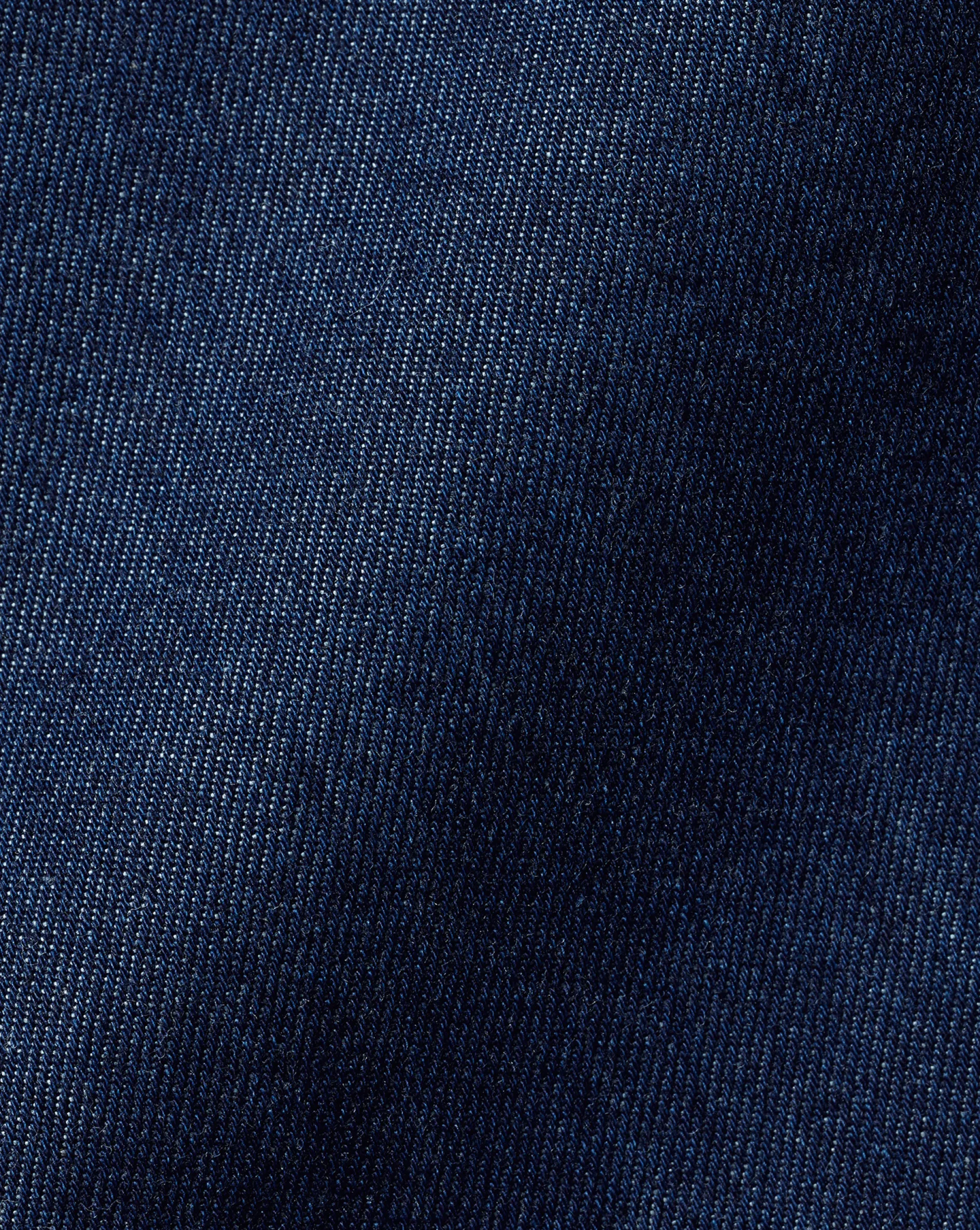 Fashion Charles Tyrwhitt England Rugby Denim Shirt - Denim Blue