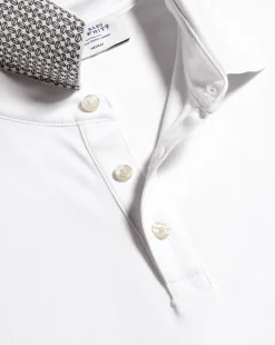 Store Charles Tyrwhitt England Rugby Pique Polo - White