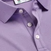 Store Charles Tyrwhitt England Rugby Pique Polo - Lilac Purple