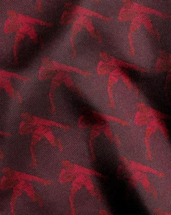 Shop Charles Tyrwhitt England Rugby Player Pocket Square - Berry