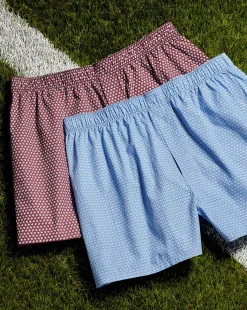 Best Sale Charles Tyrwhitt England Rugby Woven Boxers - Wine Wine Red