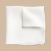 Sale Charles Tyrwhitt Evening Silk Pocket Square - White