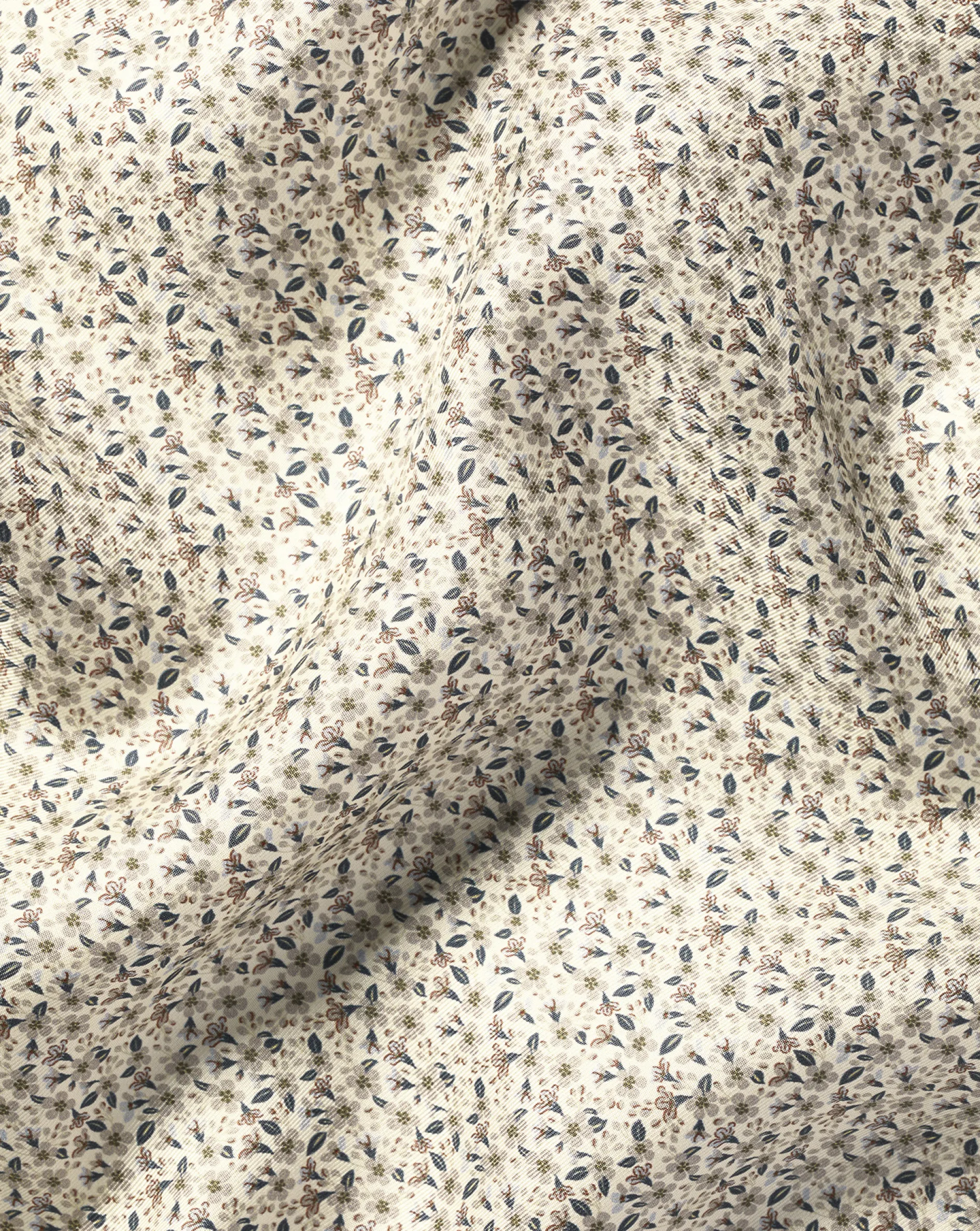 Sale Charles Tyrwhitt Floral Print Silk Pocket Square - Ivory Ivory White