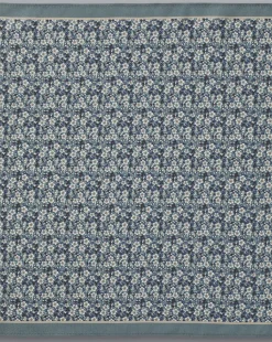 Discount Charles Tyrwhitt Floral Print Silk Pocket Square - Atlantic Green