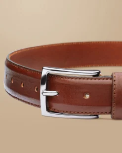 Best Sale Charles Tyrwhitt Formal Leather Belt - Dark Tan
