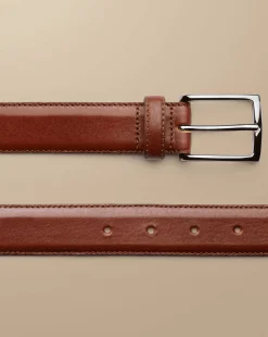Best Sale Charles Tyrwhitt Formal Leather Belt - Dark Tan