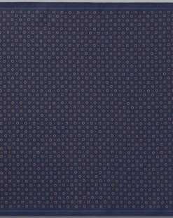 Cheap Charles Tyrwhitt Geo Print Silk Pocket Square - Navy