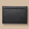 New Charles Tyrwhitt Grain Leather Cardholder - Black