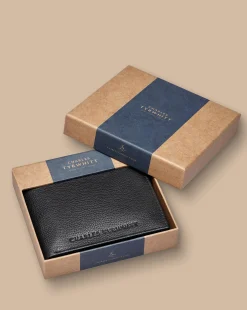 Store Charles Tyrwhitt Grain Leather Wallet - Black