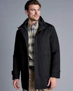 Cheap Charles Tyrwhitt 3-In-1 Rain Mac - Black
