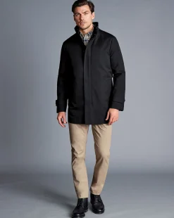 Cheap Charles Tyrwhitt 3-In-1 Rain Mac - Black