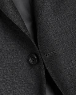 Shop Charles Tyrwhitt Italian Luxury Suit Jacket - Grey Charcoal