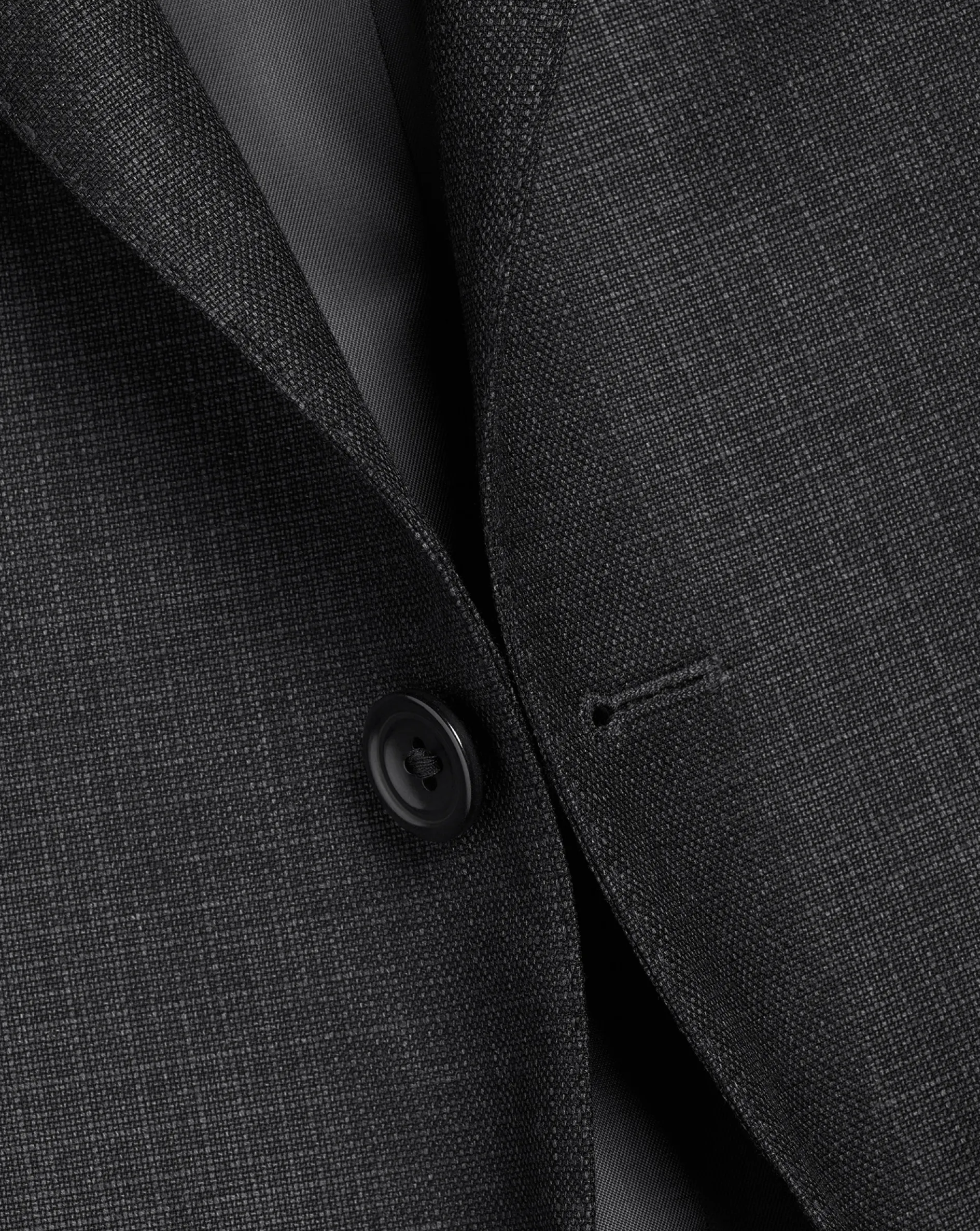Shop Charles Tyrwhitt Italian Luxury Suit Jacket - Grey Charcoal