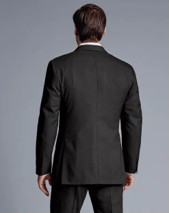 Cheap Charles Tyrwhitt Italian Luxury Suit Jacket - Gray Charcoal