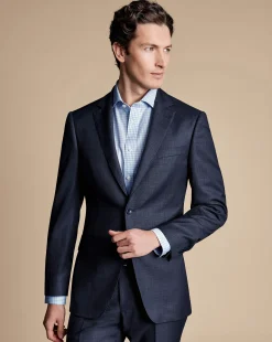 Store Charles Tyrwhitt Italian Luxury Suit Jacket - Denim Blue
