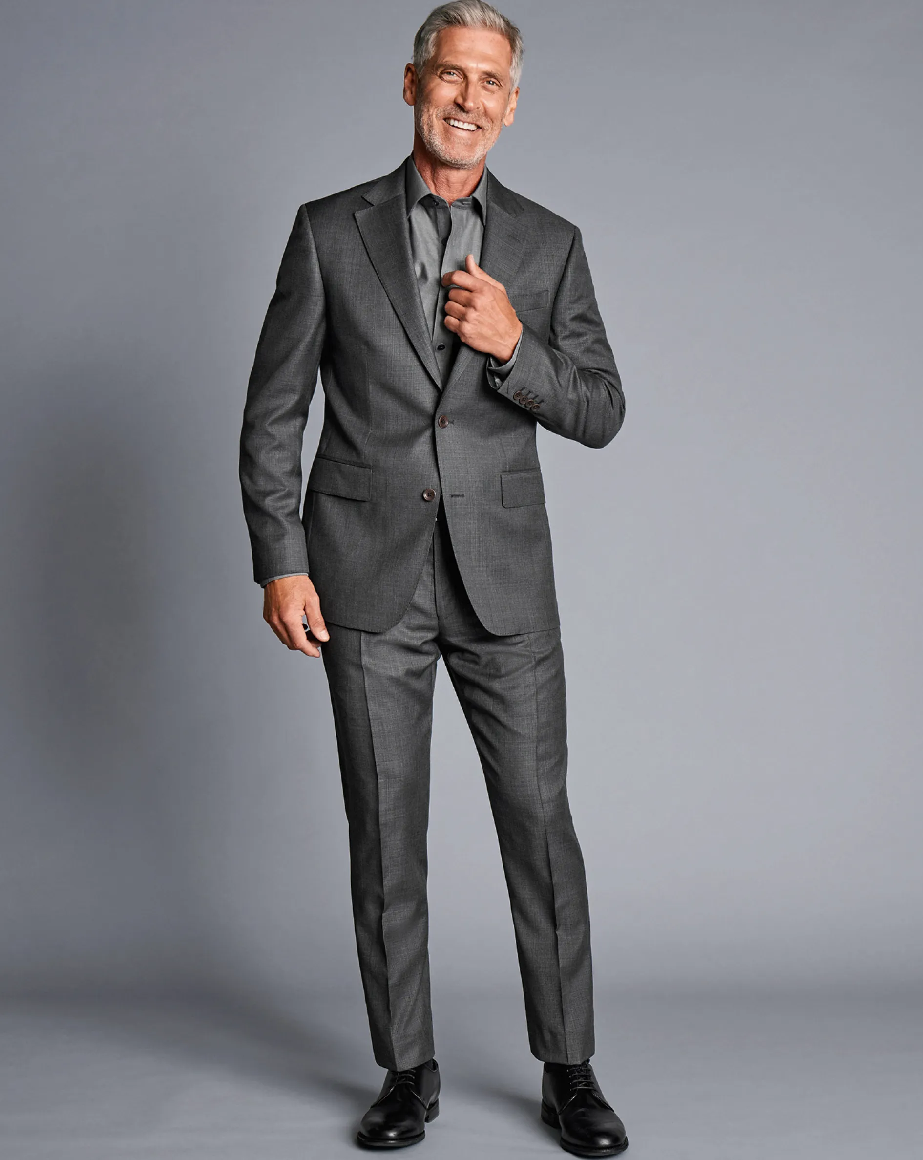 Hot Charles Tyrwhitt Italian Luxury Suit Jacket - Grey