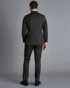 Clearance Charles Tyrwhitt Italian Luxury Suit Jacket - Charcoal Grey