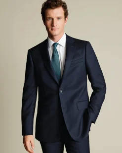 Hot Charles Tyrwhitt Italian Luxury Suit Jacket - Dark Navy