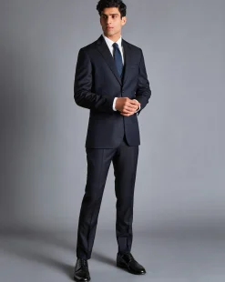 Hot Charles Tyrwhitt Italian Luxury Suit Jacket - Dark Navy