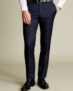 New Charles Tyrwhitt Italian Luxury Suit Pants - Dark Navy