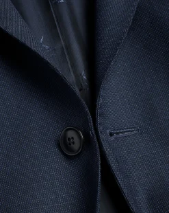 Flash Sale Charles Tyrwhitt Italian Luxury Textured Suit Jacket - Ink Blue