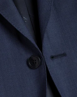 Online Charles Tyrwhitt Italian Luxury Textured Suit Jacket - Indigo Blue