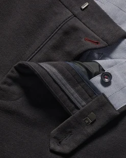Shop Charles Tyrwhitt Italian Moleskin Pants - Dark Grey