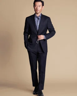 Best Sale Charles Tyrwhitt Italian Suit Jacket - Navy