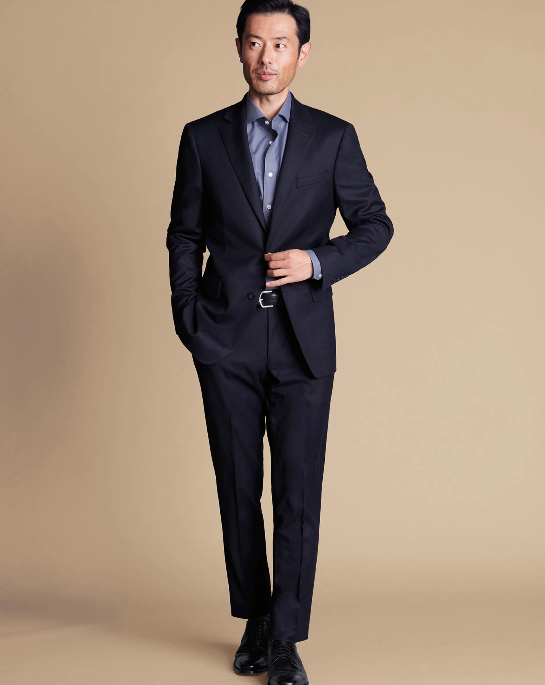 Best Sale Charles Tyrwhitt Italian Suit Jacket - Navy