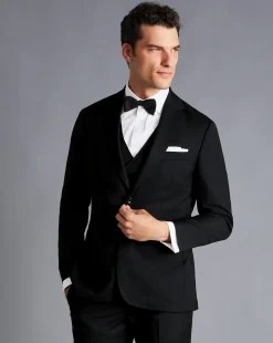 Sale Charles Tyrwhitt Italian Tuxedo Jacket - Black