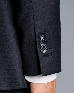 Flash Sale Charles Tyrwhitt Italian Twill Suit Jacket - Navy