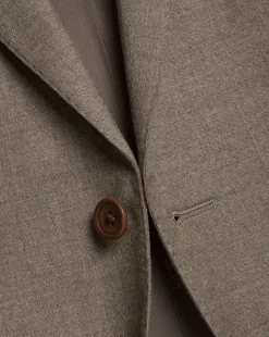 Store Charles Tyrwhitt Italian Twill Suit Jacket - Taupe