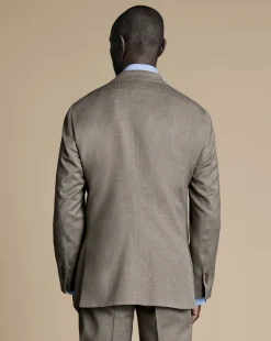 Store Charles Tyrwhitt Italian Twill Suit Jacket - Taupe