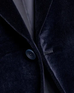Discount Charles Tyrwhitt Italian Velvet Jacket - Navy