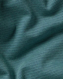 New Charles Tyrwhitt Jacquard Polo - Petrol Blue