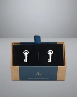 Cheap Charles Tyrwhitt Key Cufflinks - Silver