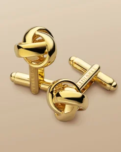 Online Charles Tyrwhitt Knot Cufflinks - Gold