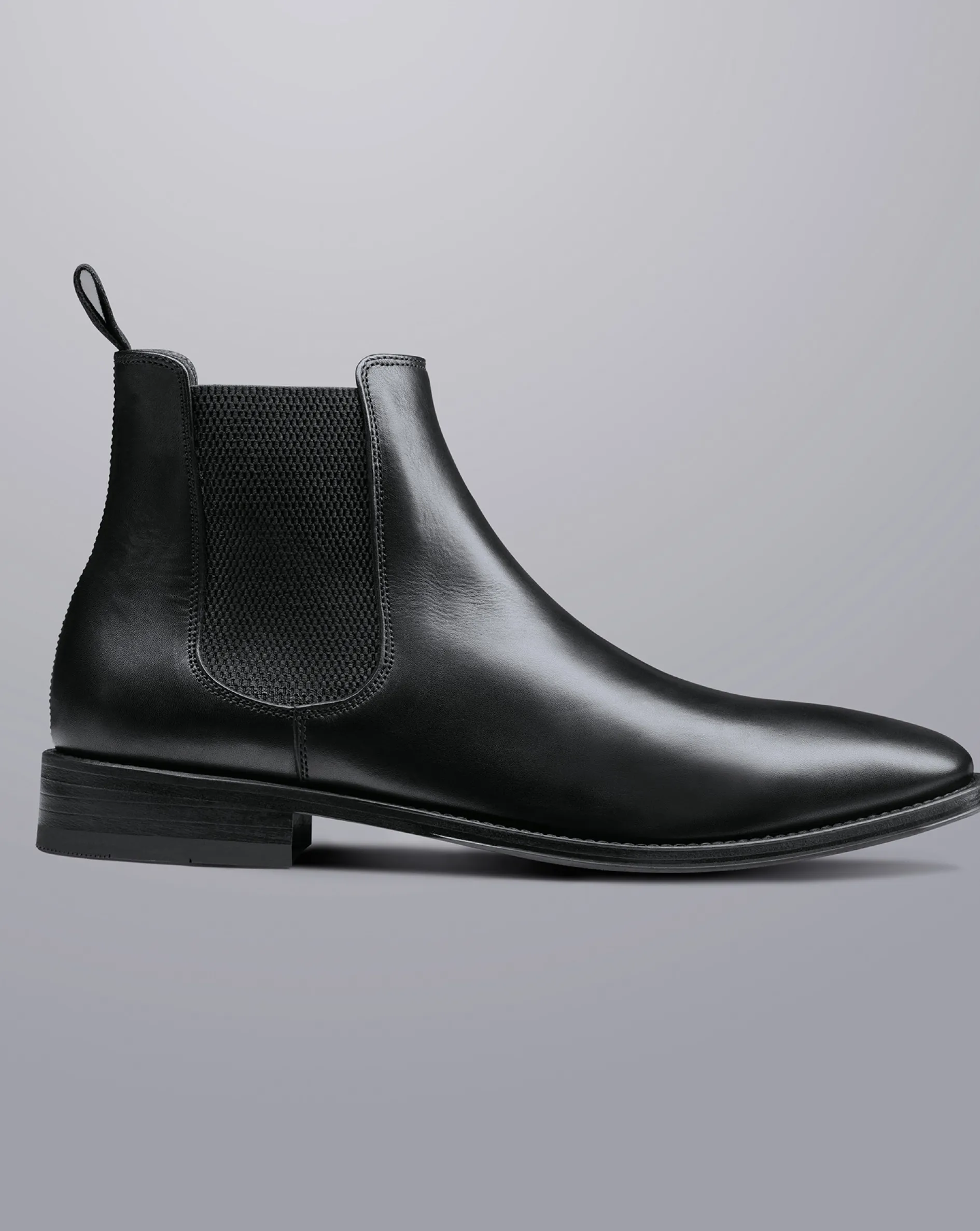Flash Sale Charles Tyrwhitt Leather Chelsea Boots - Black