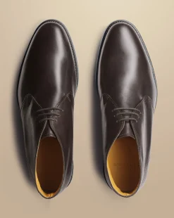 Best Sale Charles Tyrwhitt Leather Chukka Boots - Dark Chocolate