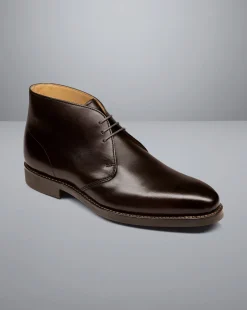 Best Sale Charles Tyrwhitt Leather Chukka Boots - Dark Chocolate