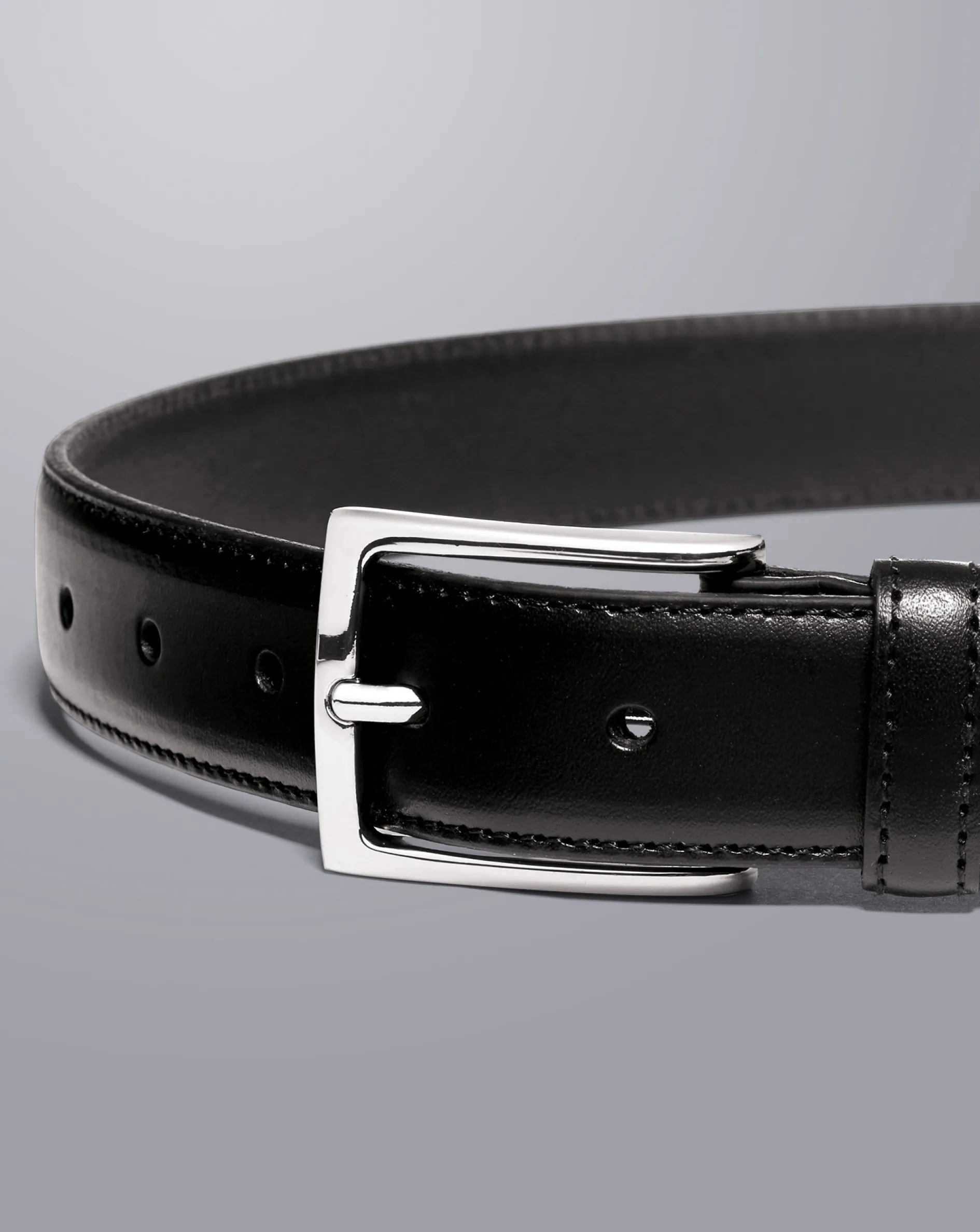 Online Charles Tyrwhitt Leather Formal Belt - Black