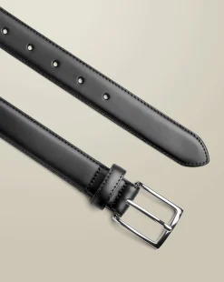 Online Charles Tyrwhitt Leather Formal Belt - Black