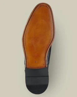 Shop Charles Tyrwhitt Leather Oxford Brogue Shoes - Black