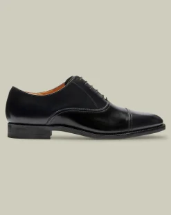 Cheap Charles Tyrwhitt Leather Oxford Shoes - Black