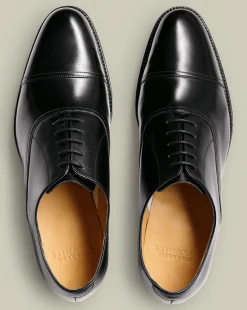 Cheap Charles Tyrwhitt Leather Oxford Shoes - Black