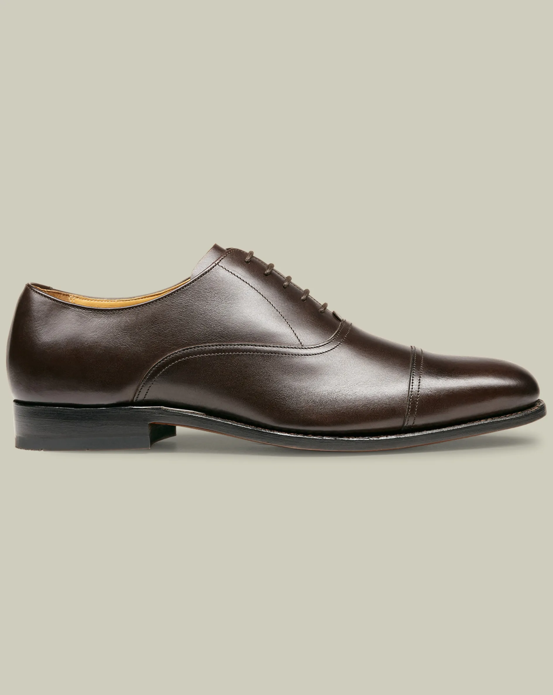 Best Charles Tyrwhitt Leather Oxford Shoes - Dark Chocolate