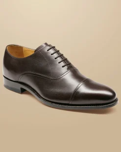 Best Charles Tyrwhitt Leather Oxford Shoes - Dark Chocolate